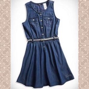 GUESS Kids Denim dress Size Small 7/8 NEW!